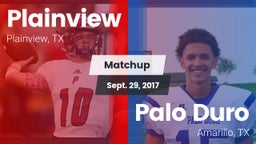 Matchup: Plainview High vs. Palo Duro  2017