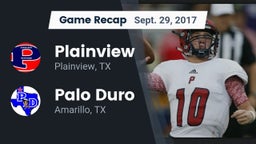 Recap: Plainview  vs. Palo Duro  2017
