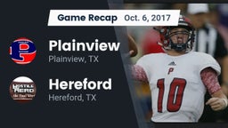 Recap: Plainview  vs. Hereford  2017