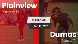 Matchup: Plainview High vs. Dumas  2017