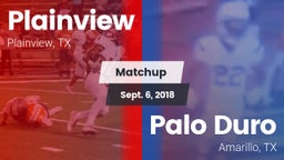 Matchup: Plainview High vs. Palo Duro  2018