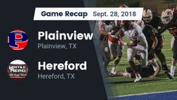 Recap: Plainview  vs. Hereford  2018