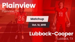 Matchup: Plainview High vs. Lubbock-Cooper  2018