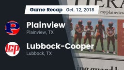 Recap: Plainview  vs. Lubbock-Cooper  2018