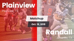Matchup: Plainview High vs. Randall  2018