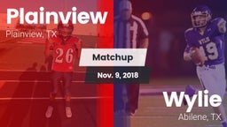 Matchup: Plainview High vs. Wylie  2018
