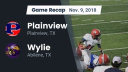 Recap: Plainview  vs. Wylie  2018