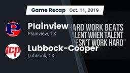 Recap: Plainview  vs. Lubbock-Cooper  2019