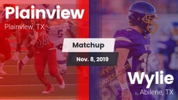 Matchup: Plainview High vs. Wylie  2019