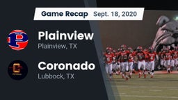 Recap: Plainview  vs. Coronado  2020