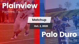 Matchup: Plainview High vs. Palo Duro  2020