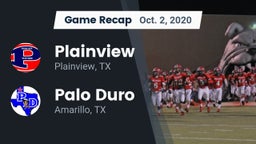 Recap: Plainview  vs. Palo Duro  2020