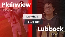 Matchup: Plainview High vs. Lubbock  2020