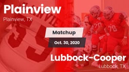 Matchup: Plainview High vs. Lubbock-Cooper  2020