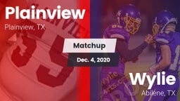 Matchup: Plainview High vs. Wylie  2020
