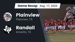 Recap: Plainview  vs. Randall  2023