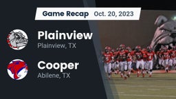 Recap: Plainview  vs. Cooper  2023