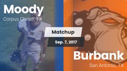 Matchup: Moody  vs. Burbank  2017