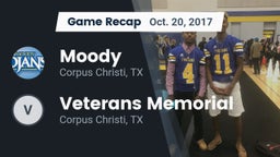 Recap: Moody  vs. Veterans Memorial 2017