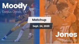 Matchup: Moody  vs. Jones  2020