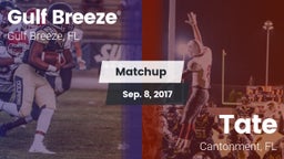 Matchup: Gulf Breeze High vs. Tate  2017