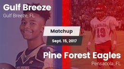 Matchup: Gulf Breeze High vs. Pine Forest Eagles 2017