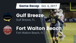 Recap: Gulf Breeze  vs. Fort Walton Beach  2017