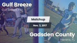 Matchup: Gulf Breeze High vs. Gadsden County  2017