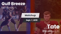 Matchup: Gulf Breeze High vs. Tate  2018