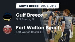 Recap: Gulf Breeze  vs. Fort Walton Beach  2018