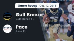Recap: Gulf Breeze  vs. Pace  2018
