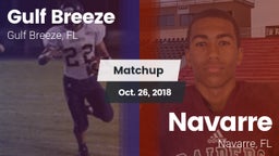 Matchup: Gulf Breeze High vs. Navarre  2018