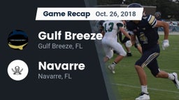 Recap: Gulf Breeze  vs. Navarre  2018