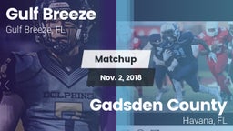 Matchup: Gulf Breeze High vs. Gadsden County  2018