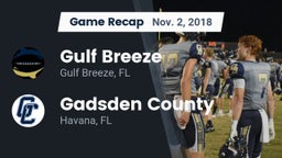 Recap: Gulf Breeze  vs. Gadsden County  2018
