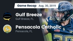 Recap: Gulf Breeze  vs. Pensacola Catholic  2019