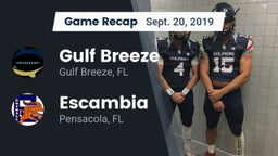 Recap: Gulf Breeze  vs. Escambia  2019