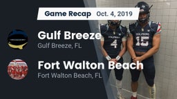 Recap: Gulf Breeze  vs. Fort Walton Beach  2019