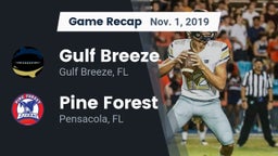 Recap: Gulf Breeze  vs. Pine Forest  2019