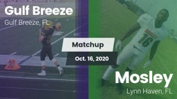 Matchup: Gulf Breeze High vs. Mosley  2020