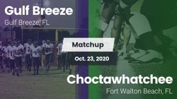 Matchup: Gulf Breeze High vs. Choctawhatchee  2020