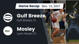 Recap: Gulf Breeze  vs. Mosley  2021