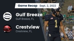 Recap: Gulf Breeze  vs. Crestview  2022