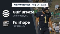 Recap: Gulf Breeze  vs. Fairhope  2022