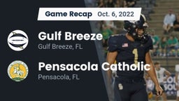 Recap: Gulf Breeze  vs. Pensacola Catholic  2022