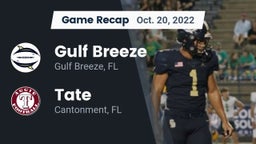 Recap: Gulf Breeze  vs. Tate  2022