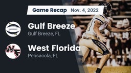 Recap: Gulf Breeze  vs. West Florida  2022