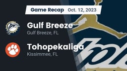 Recap: Gulf Breeze  vs. Tohopekaliga  2023
