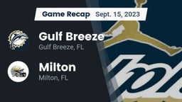 Recap: Gulf Breeze  vs. Milton  2023
