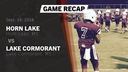 Recap: Horn Lake  vs. Lake Cormorant  2016